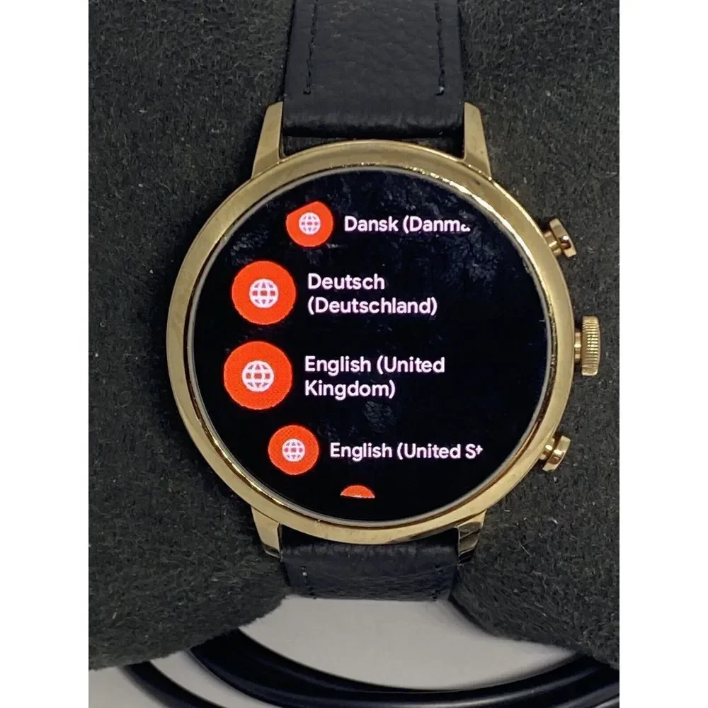 Fossil Gen 4 Authentic Digital Dial Smart Watch Custom Band FTW6020 AB619